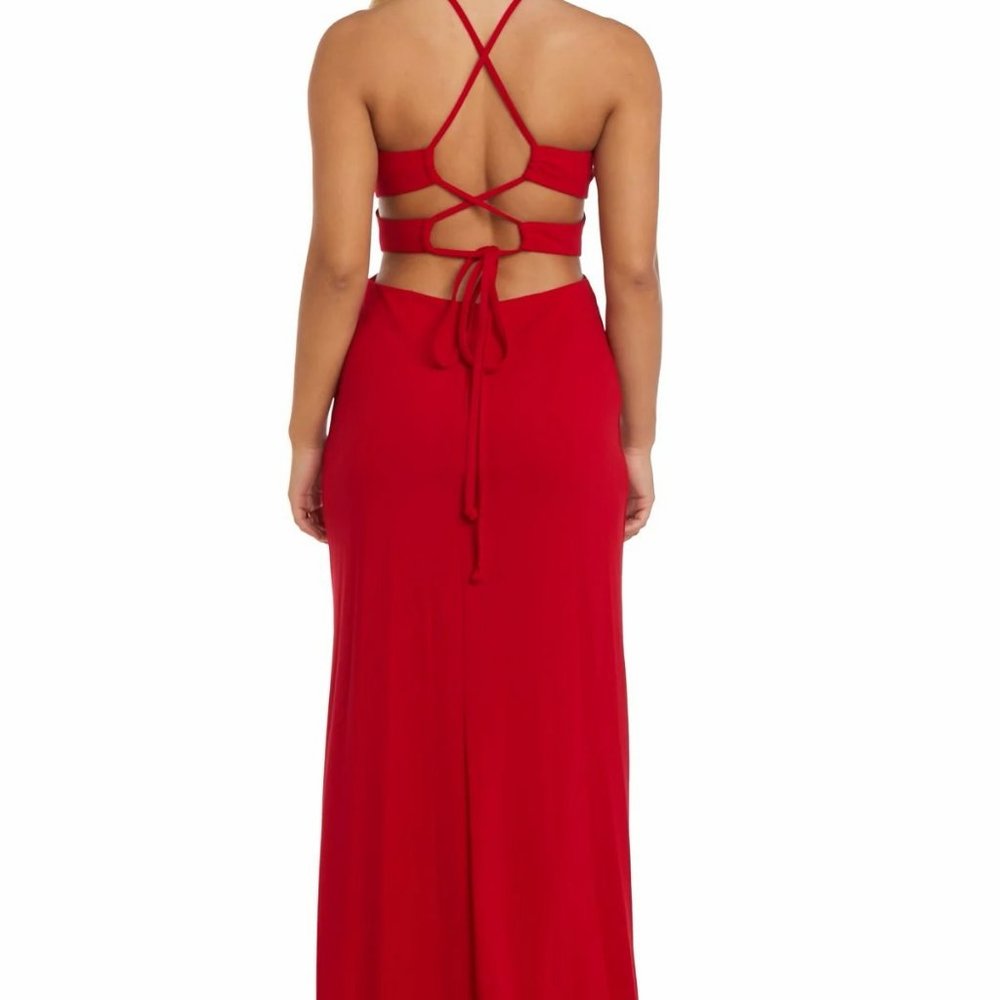 Morgan & Co Red Elegant Dress